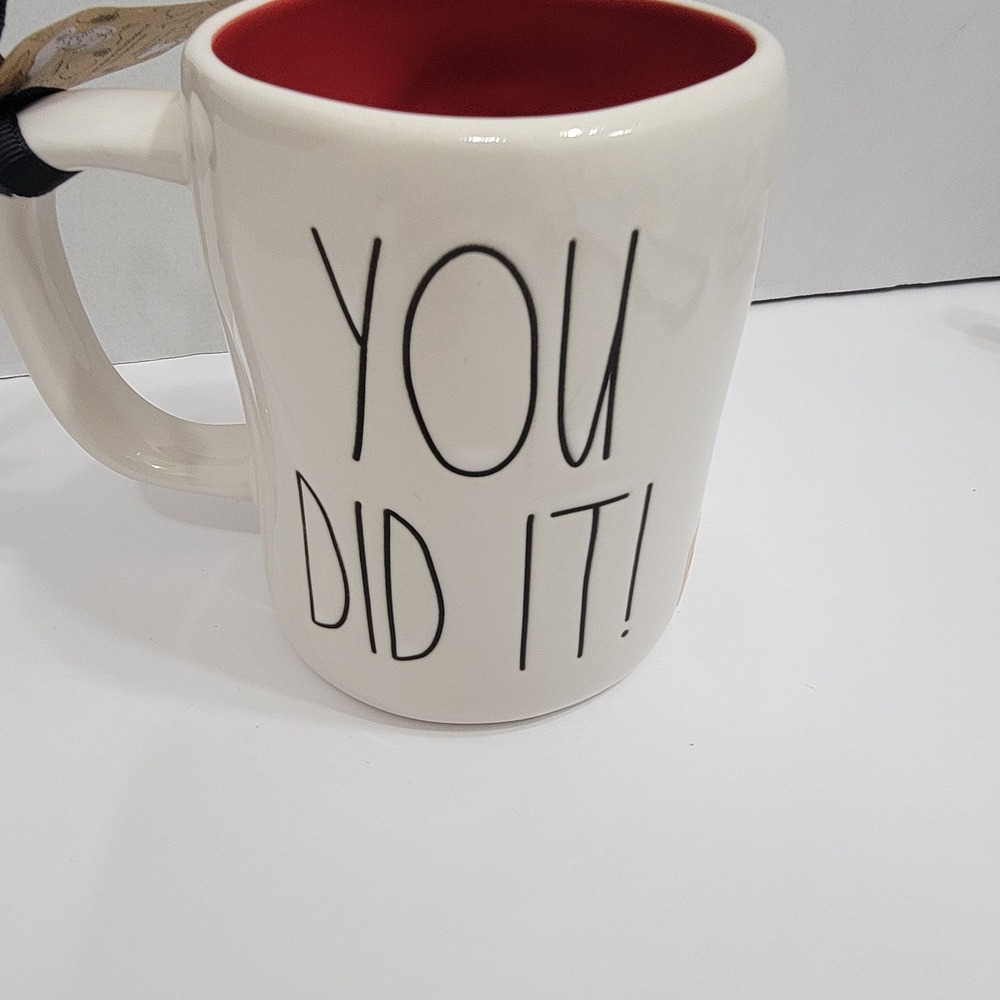 NEW! Rae Dunn Peanuts Snoopy "YOU DID IT!" 2025 Graduation 18 oz Mug 75YR NWT! - Picture 4 of 5